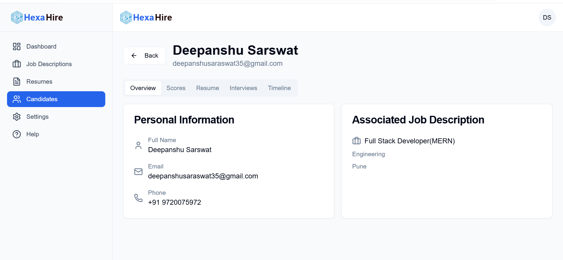 HexaHire: AI-First Hiring & Interview Automation Platform thumbnail 2